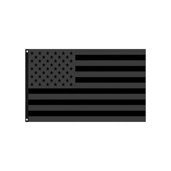 3x5ft All Black American Flag 3x5 FT Outdoor Heavy Duty Black American Flags - Picture 2 of 6